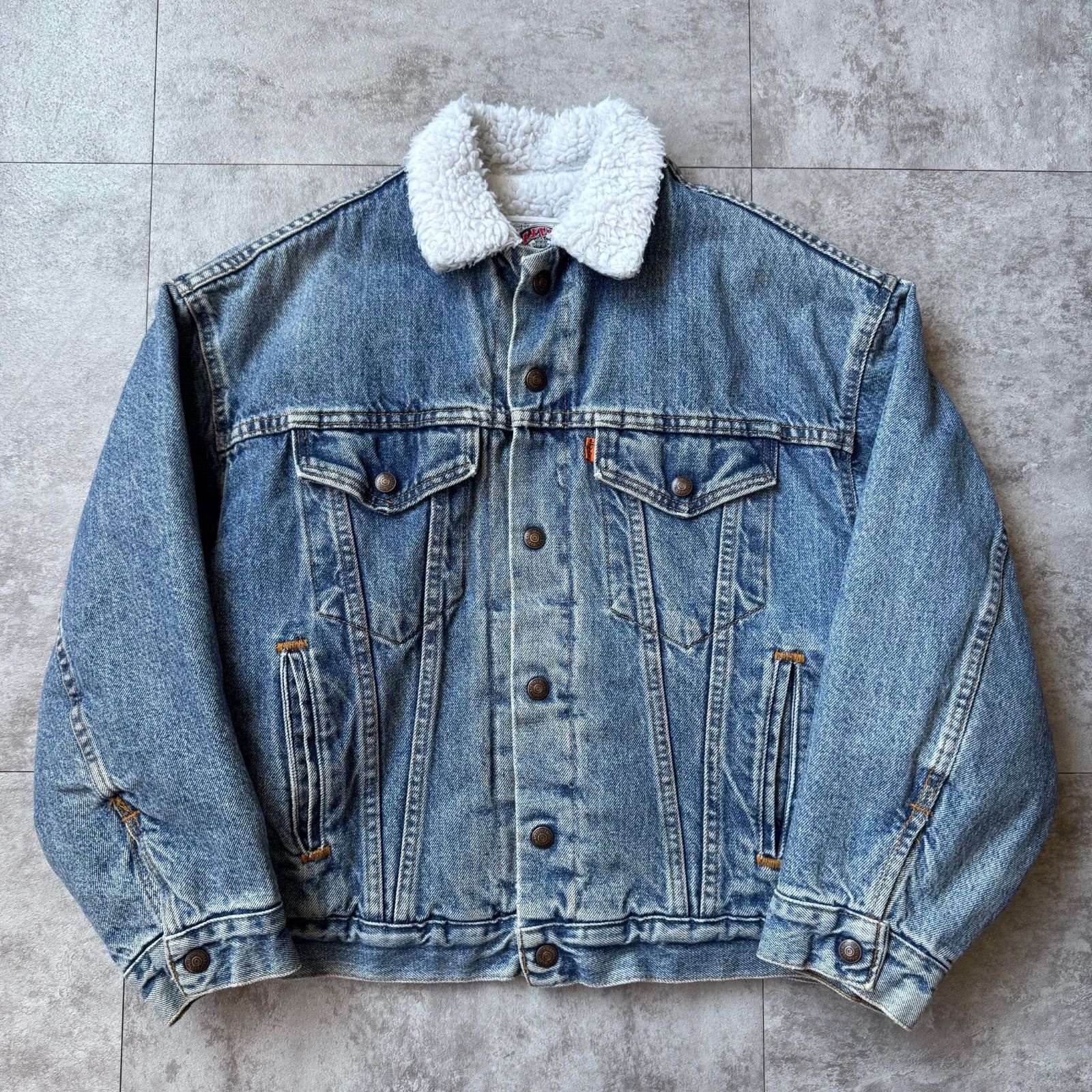 〜1990 s Levi 70609 Denim Sherpa JKT made in USA | 〜90年代 リーバイス デニム シェルパ ジャケット ボアジャケット アメリカ製