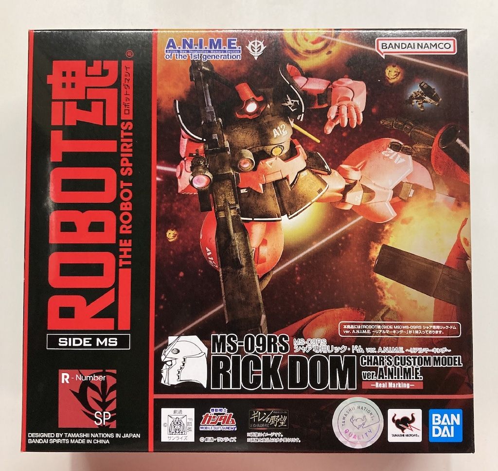 BANDAI SPIRITS ROBOT魂 <SIDE MS> 機動戦士ガンダム MS-09 RS シャア リック ドム ver. A.N.I.M.E. リアルマーキング