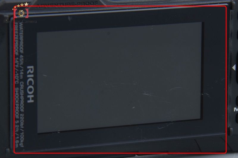 Ricoh リコー 【中古】RICOH リコー WG-60 ブラック 防水アクション 