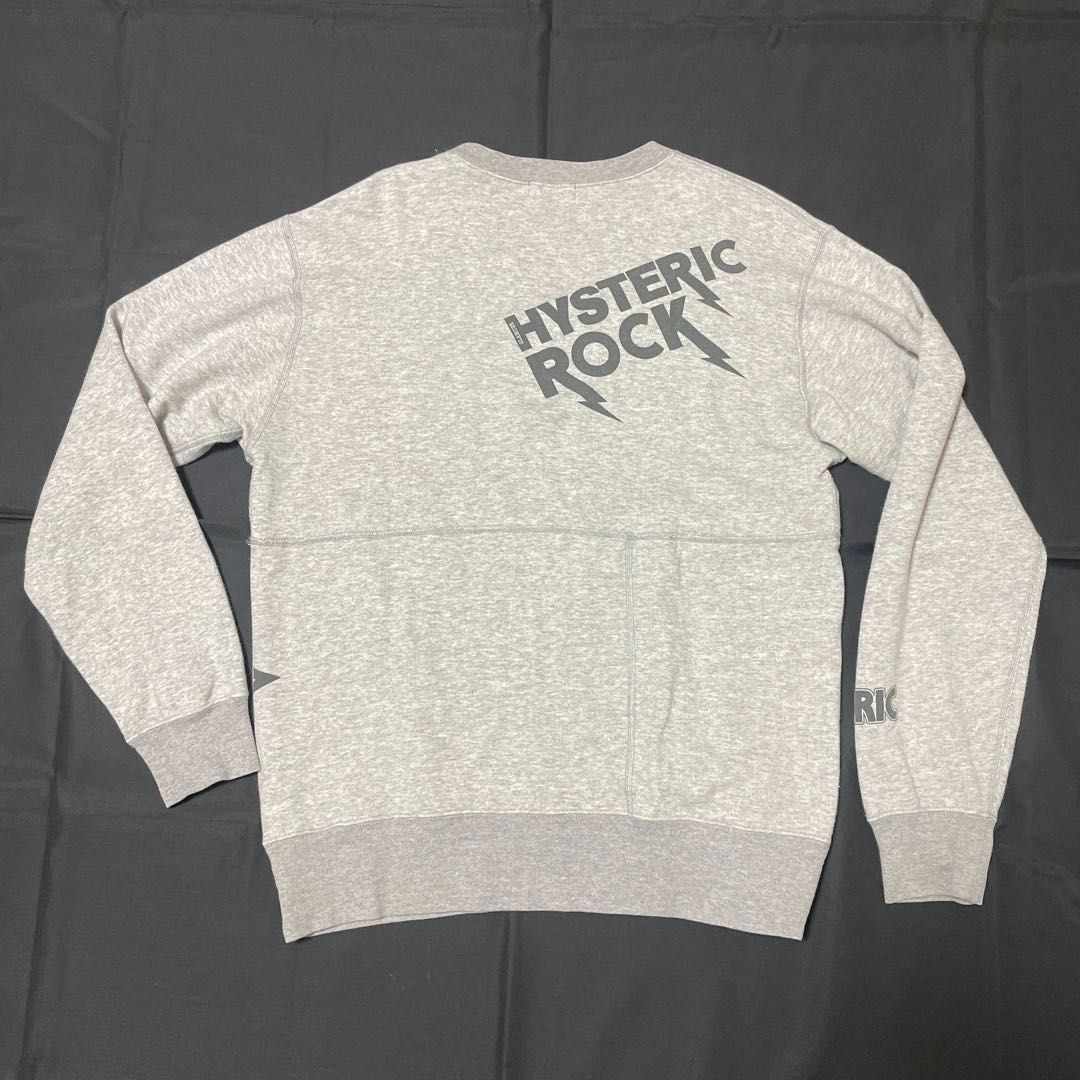ヒステリックグラマー 両面プリント HYSTERIC ROCK HG 薄手スウェット