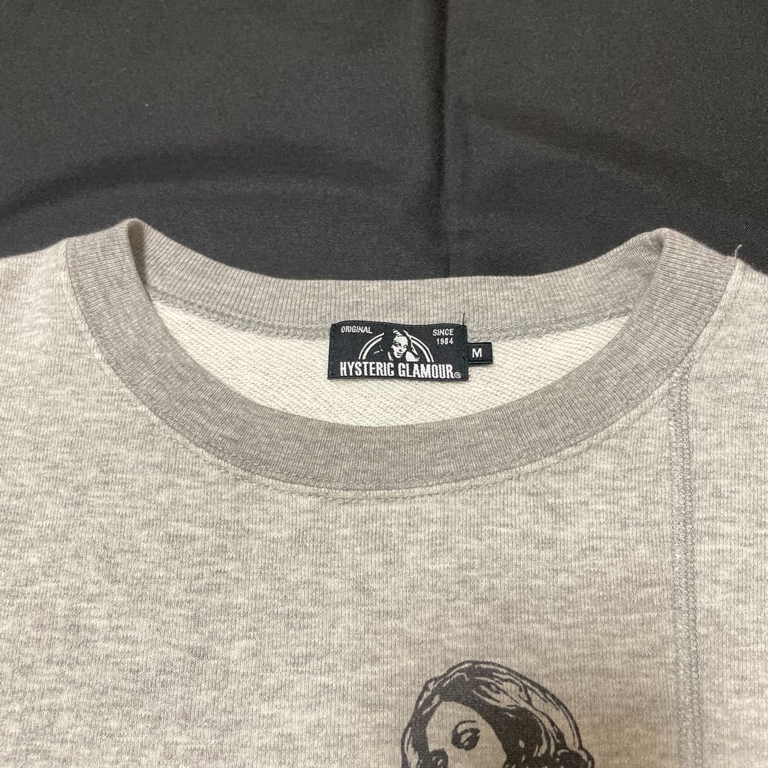 ヒステリックグラマー 両面プリント HYSTERIC ROCK HG 薄手スウェット
