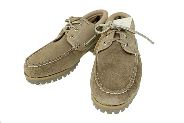 ティンバーランド Timberland × nonnative ノンネイティブ 24 SS 3 EYE CLASSIC LUG TAUPE 3アイ クラシック ラグ モカシン シューズ 26 トープ ベージュ ブランド古着ベクトル ▲ 260107