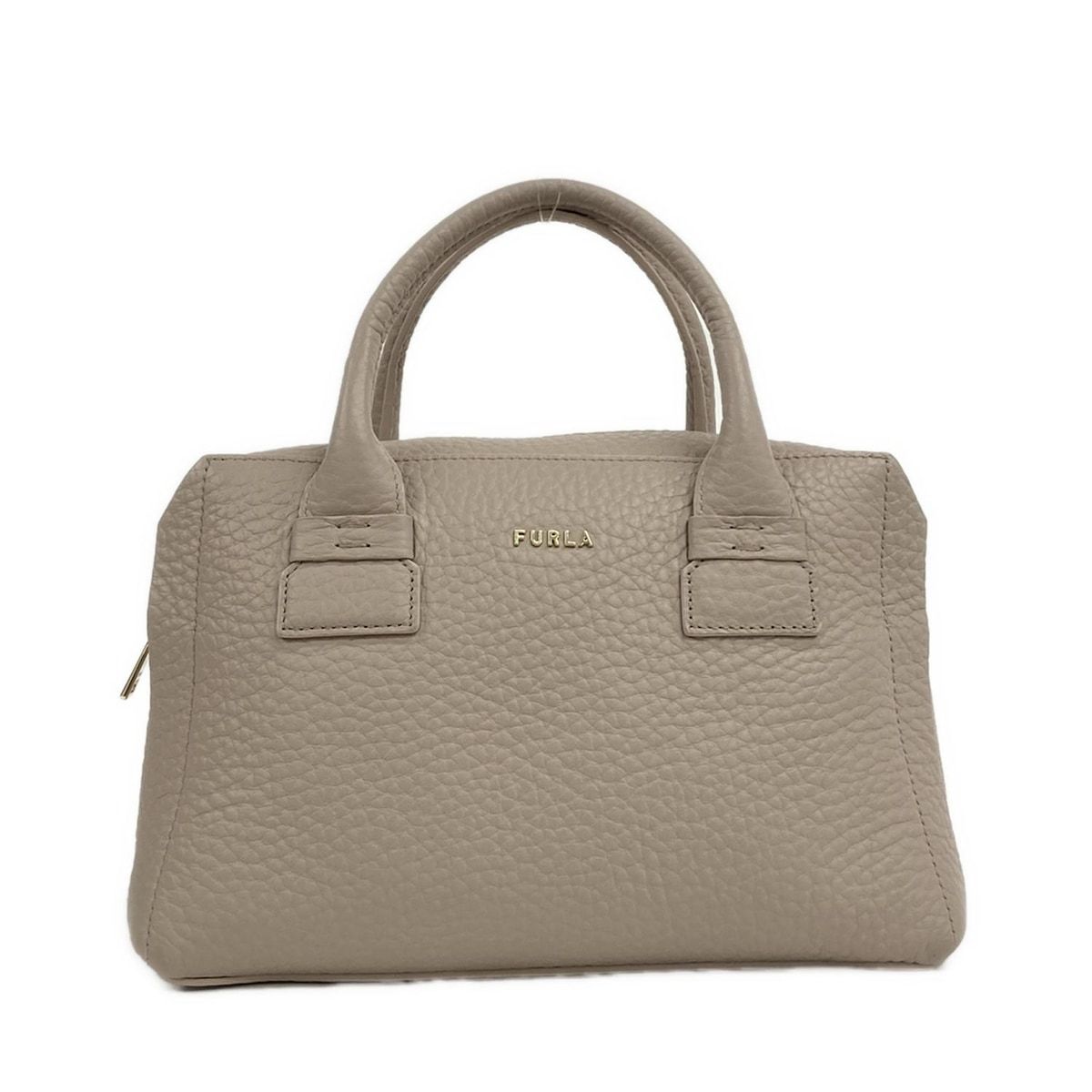 FURLA フルラ ハンドバッグ カプリッチョ ベージュ レザー