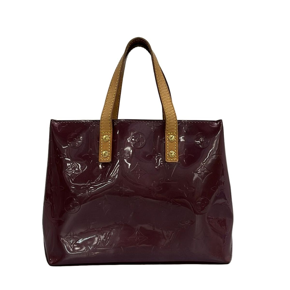 LOUIS VUITTON ルイヴィトン ハンドバッグ モノグラムヴェルニ リードPM M 91993 アマラント レザー