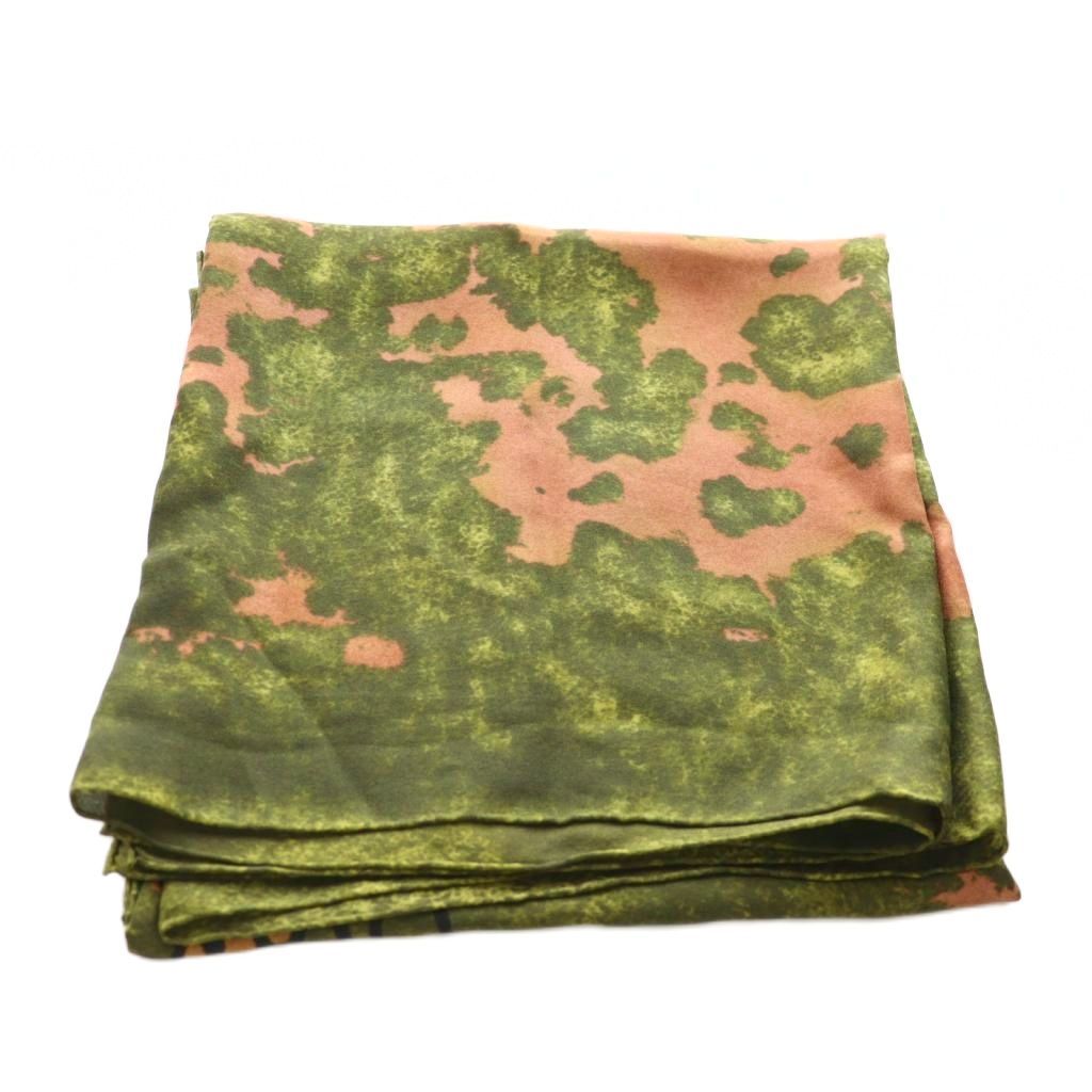 ジャンポールゴルチエ Jean Paul GAULTIER 大判スカーフ ストール カーキ 茶 ブラウン |AQ OS SH