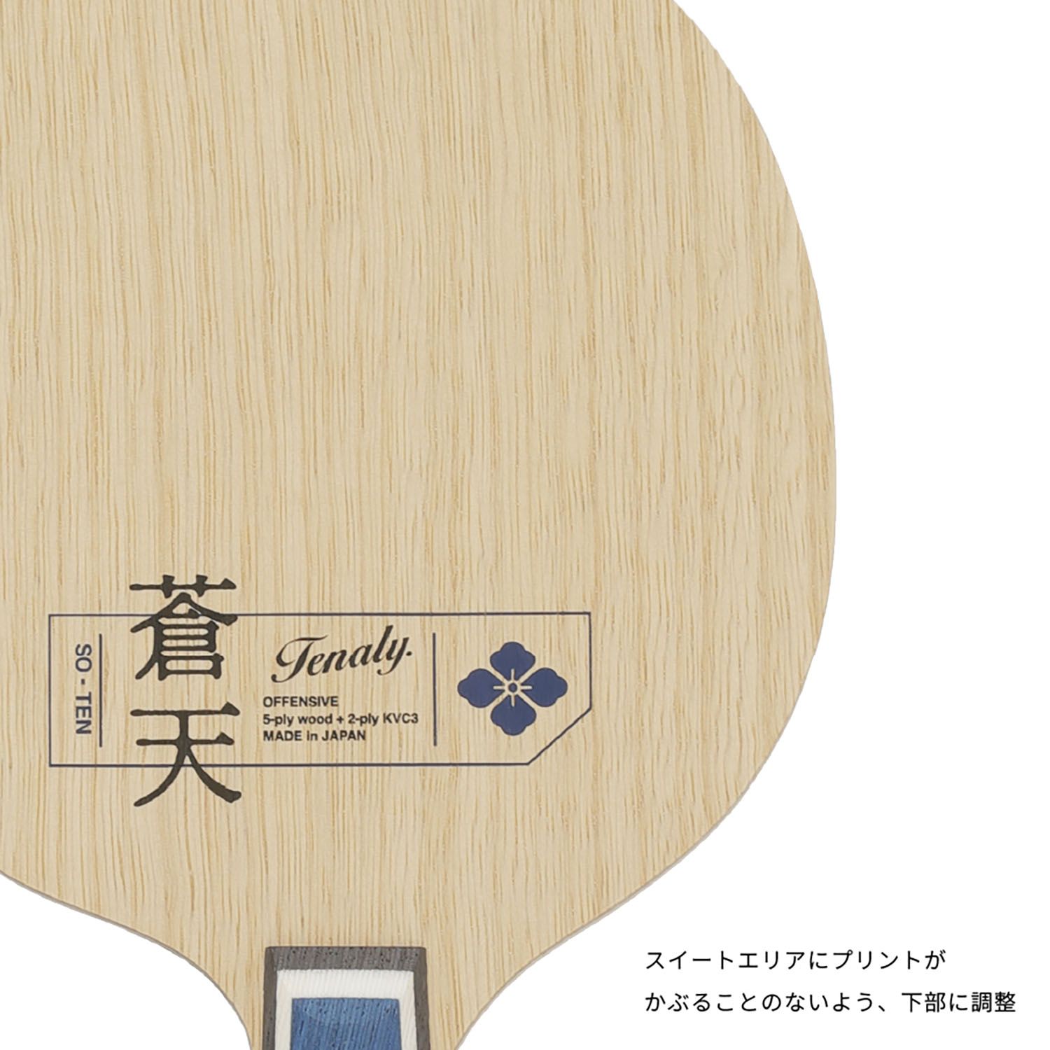 ニッタク Nittaku 卓球 テナリー蒼天 ラケット テナリー つかみ 飛距離