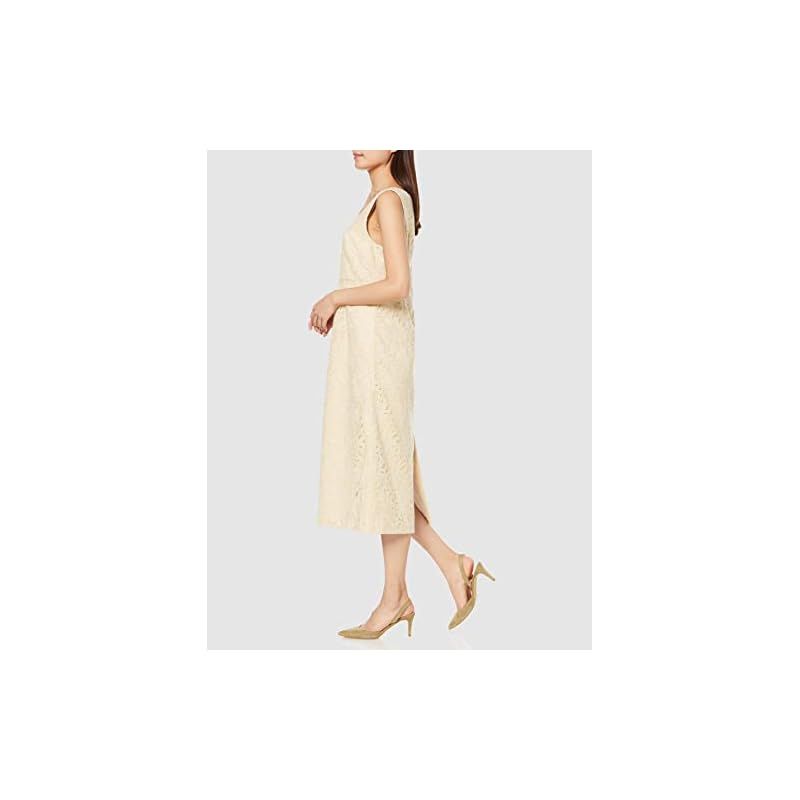 グレースコンチネンタル 2025 SS ﾘﾎﾞﾝ刺繍ﾜﾝﾋﾟｰｽ レディース 03 ベージュ 36