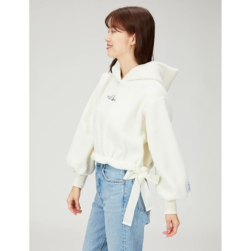  SNIDEL MalibuShirtsコラボ ボアショートフーディ レディース PNK F コート ジャケット ファッション