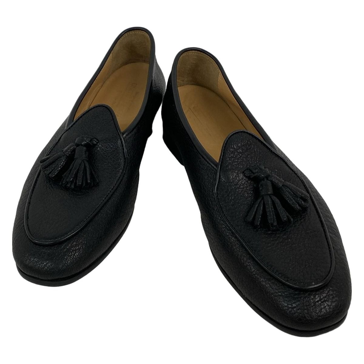 UNITED ARROWS ユナイテッドアローズ 靴 43 メンズ - UA 903 E 黒 タッセルローファー レザー