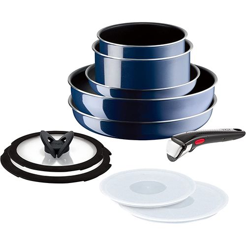 ティファール T-fal インジニオ ネオ ロイヤルブルー インテンス セット10 フライパンセット ガス火