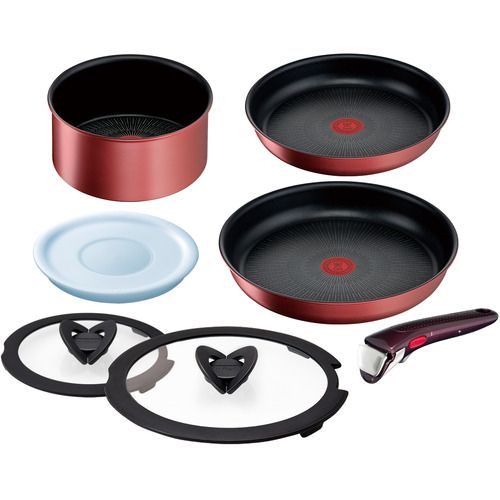 ティファール T-fal L 38395 IHルージュ アンリミテッド セット7 IH対応 7点セット