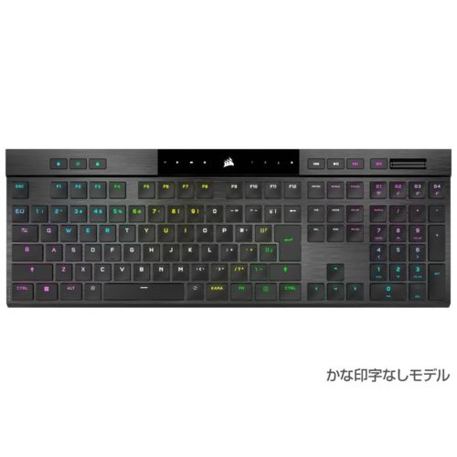 コルセア(Corsair) CH-913A01U-JP1 K100 AIR WIRELESS ゲーミングキーボード 日本語配列108キーかな無し