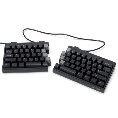 ダイヤテック FKBXS72MC/EB Majestouch Xacro M10SP 72US 青軸・英語 US ASCII・左右分割型