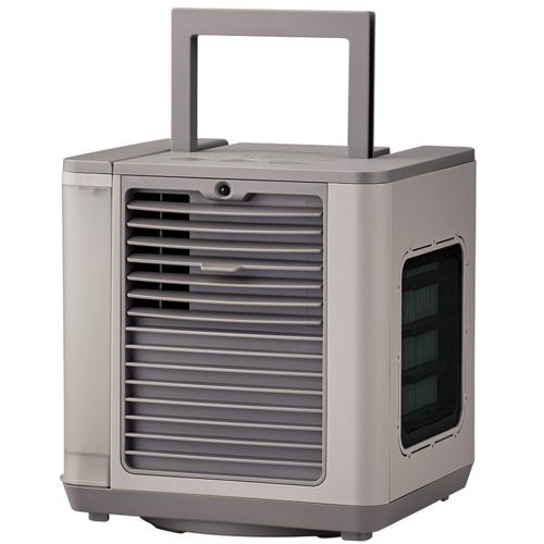 2025年最新型　小型省エネクーラー ここひえR7 グレージュ ショップジャパン ここひえ R7 CCH7GRWS グレージュ 省エネ小型