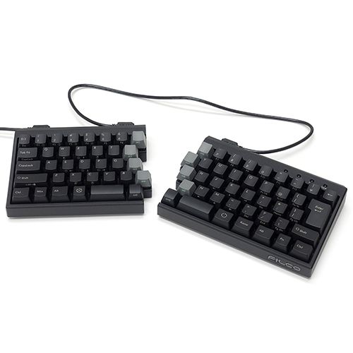 ダイヤテック FKBXS76MPS/NB Majestouch Xacro M10SP 76JP 静音赤軸・日本語かななし・左右分割型