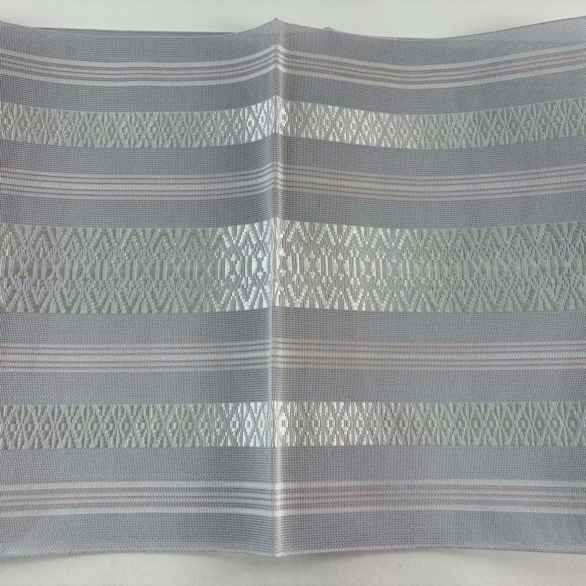 美品】 名古屋帯 秀品 夏帯 紗 八寸名古屋帯 松葉仕立て トンネル