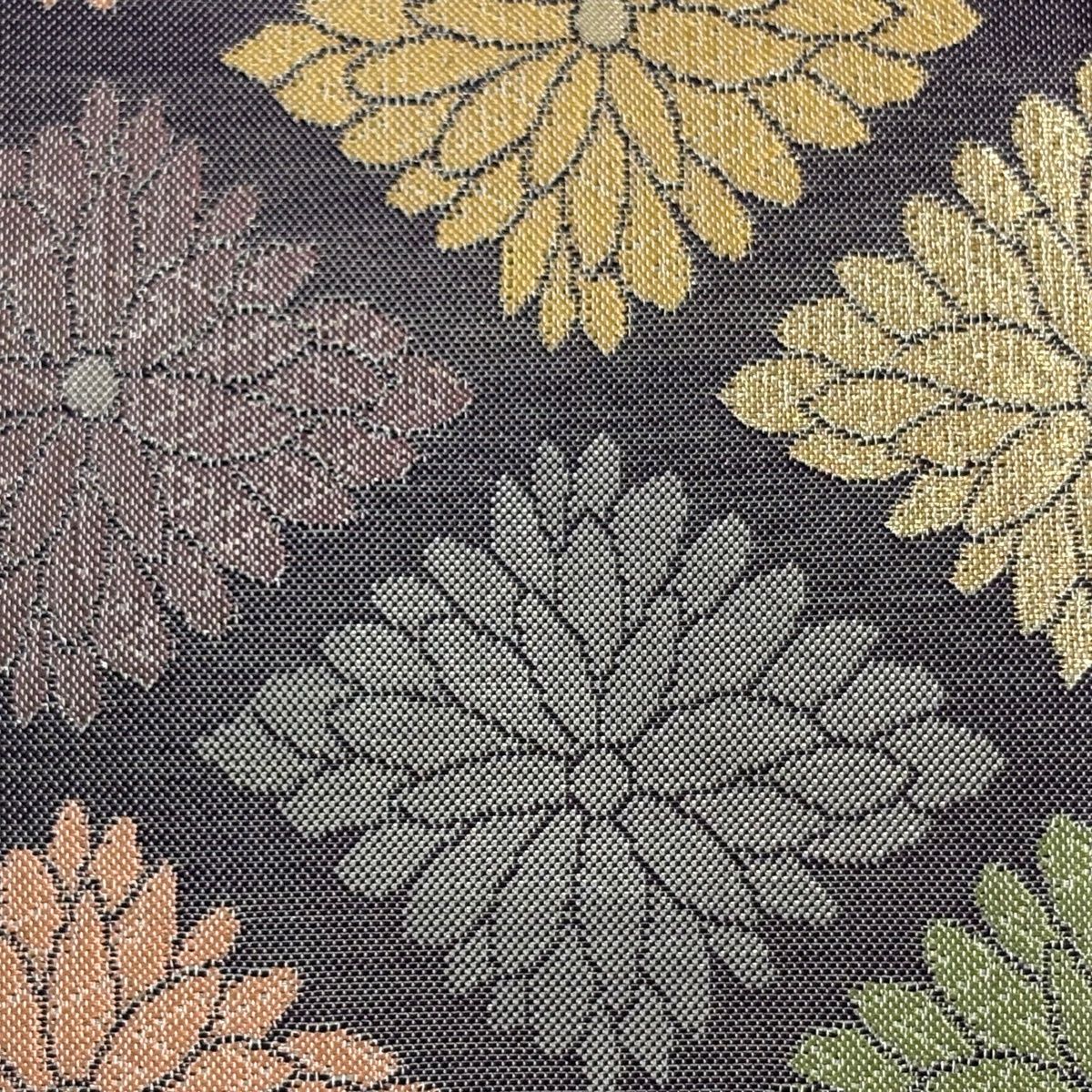 袋帯 秀品 花菱 金糸 箔 紫 六通 正絹 【中古】 - メルカリ