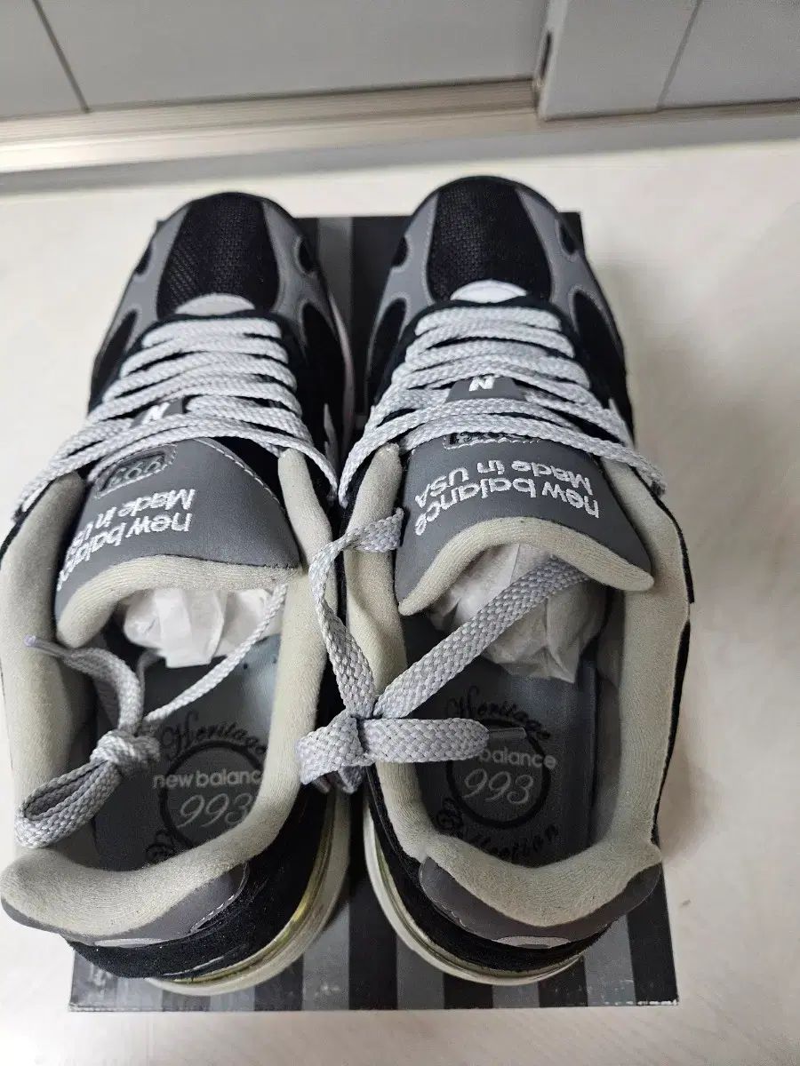  ニュー ンス 993 ブラック 265 mm スニーカー 靴