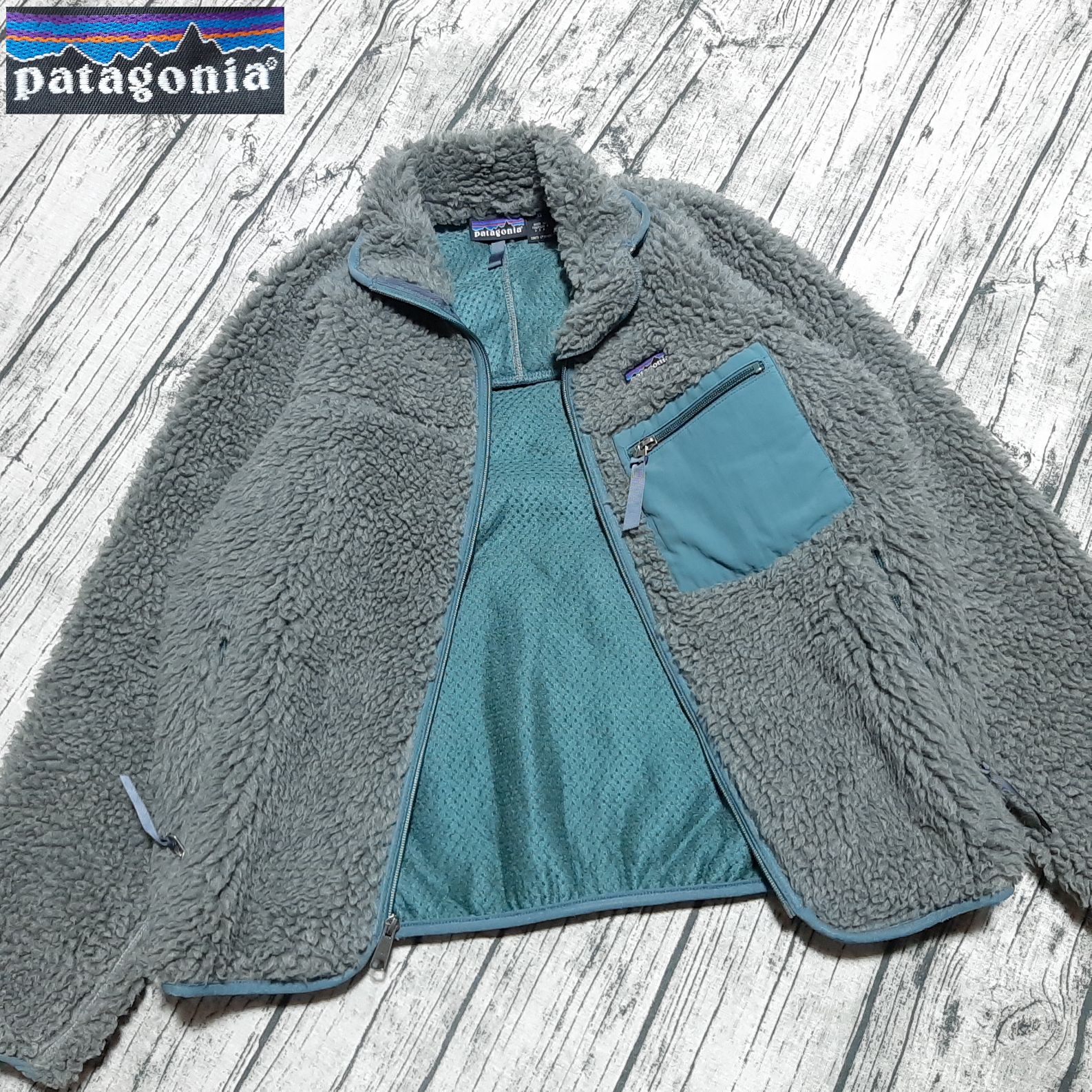 size XS】USA製 patagonia クラシックレトロカーディガン チャコール 