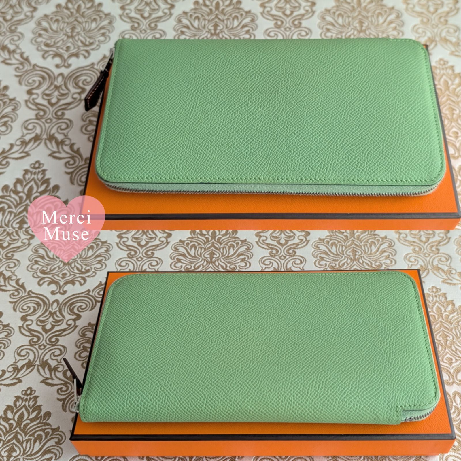 なお品 アザップロングシルクイン ヴェールクリケット エルメス Y刻印 MerciMuse メルシーミューズ