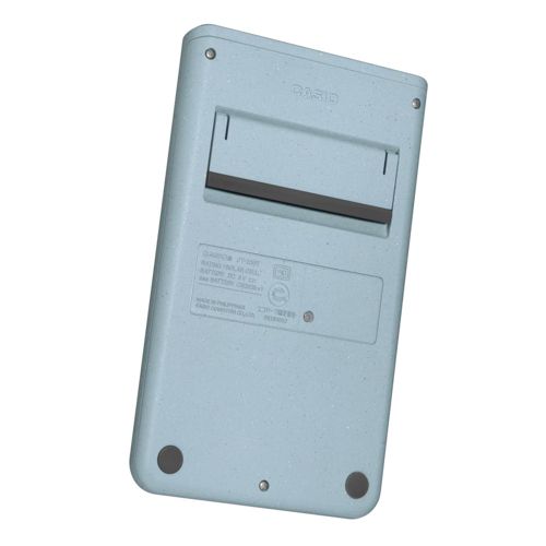 （まとめ買い）カシオ Comfy デザイン電卓 ジャストタイプ 12桁 グレイッシュブルー JT-200T-BU-N 〔3個セット〕 【北海道・沖縄・離島配送不可】 CASIO(カシオ) JT-200T-BU-N グレイッシュブルー Comfy コンフィ