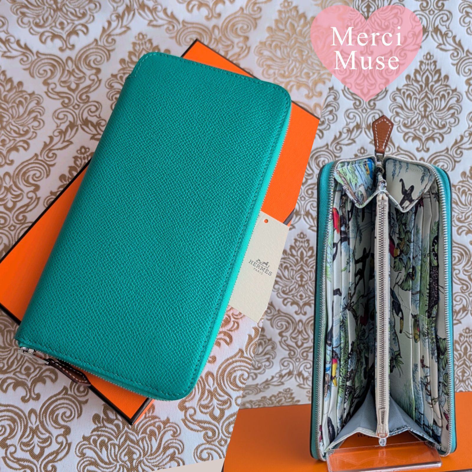 なお品 アザップロングシルクイン ヴェールヴェルティゴ エルメス Z刻印 MerciMuse メルシーミューズ