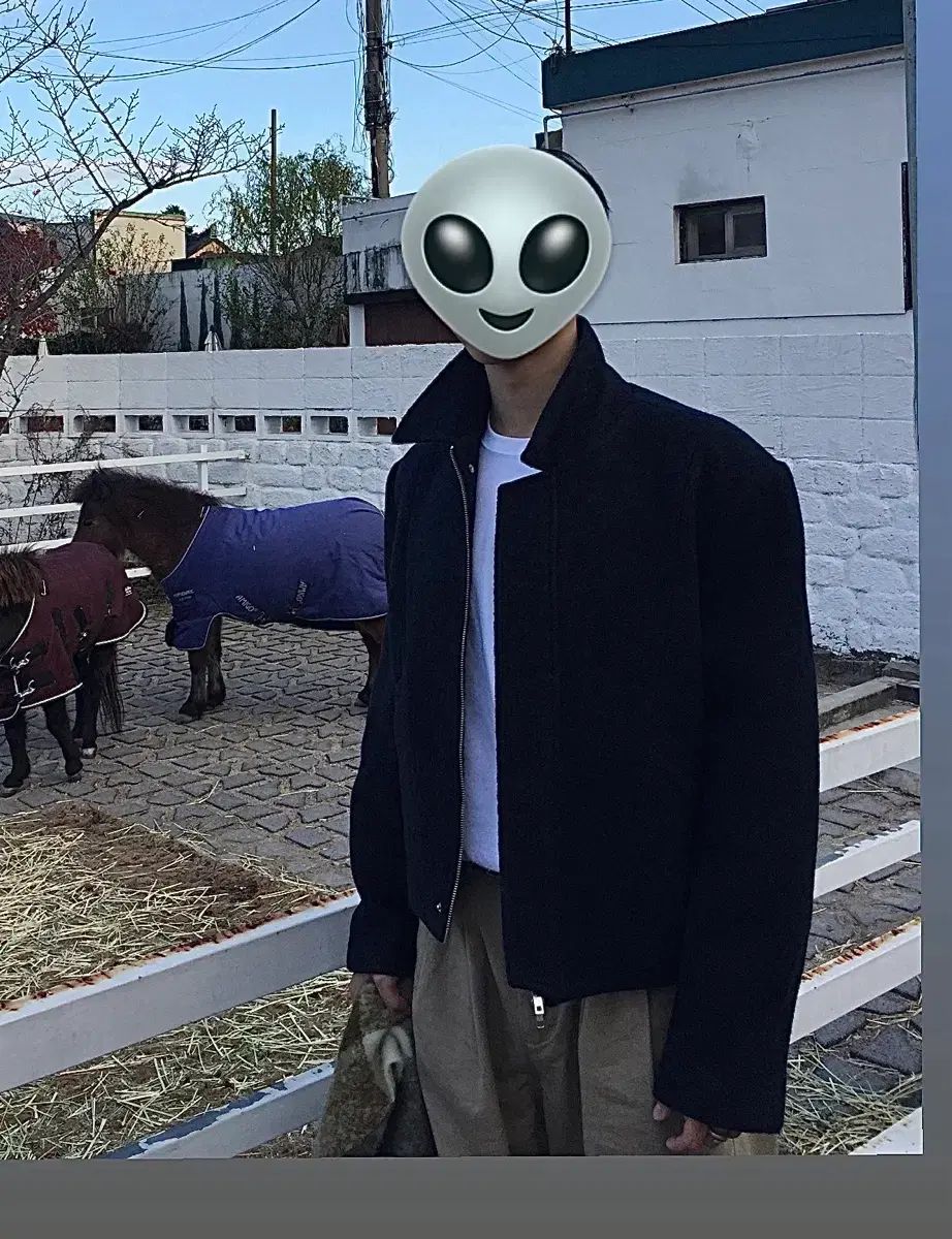 エルムード ウール クロップド ジャケット