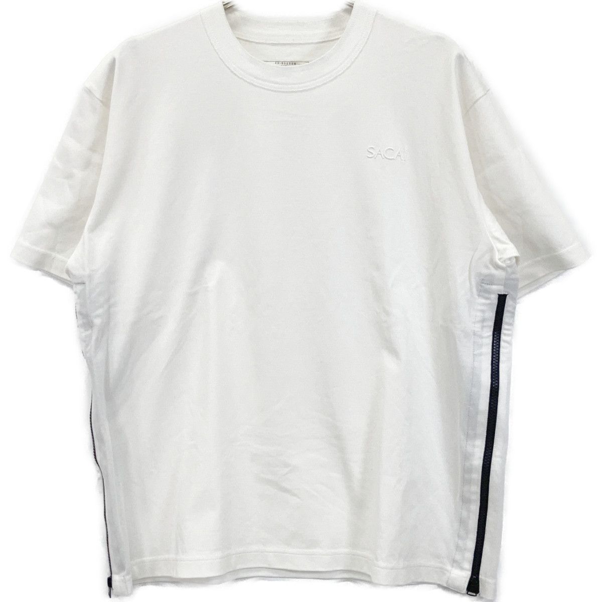 sacai サカイ 23-03258M ﾎﾜｲﾄ Cotton Jersey T-Shirt 1 - メルカリ