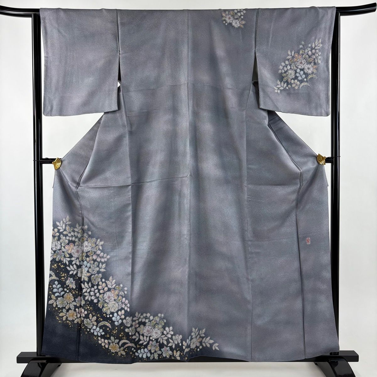 美品】 付下げ 身丈160cm 裄丈63.5cm S 袷 翠山工房 やまと 落款