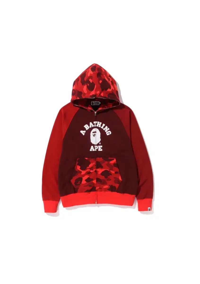 A BATHING APE カラー カモフラ ジップアップ