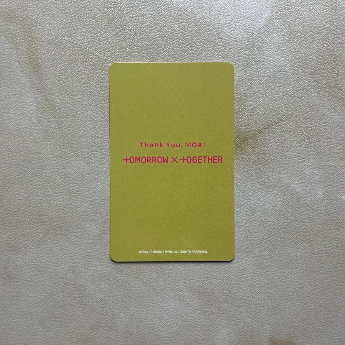 TXT 2025 FC 会報誌 アンケート テヒョン 特典 1000人限定トレカ