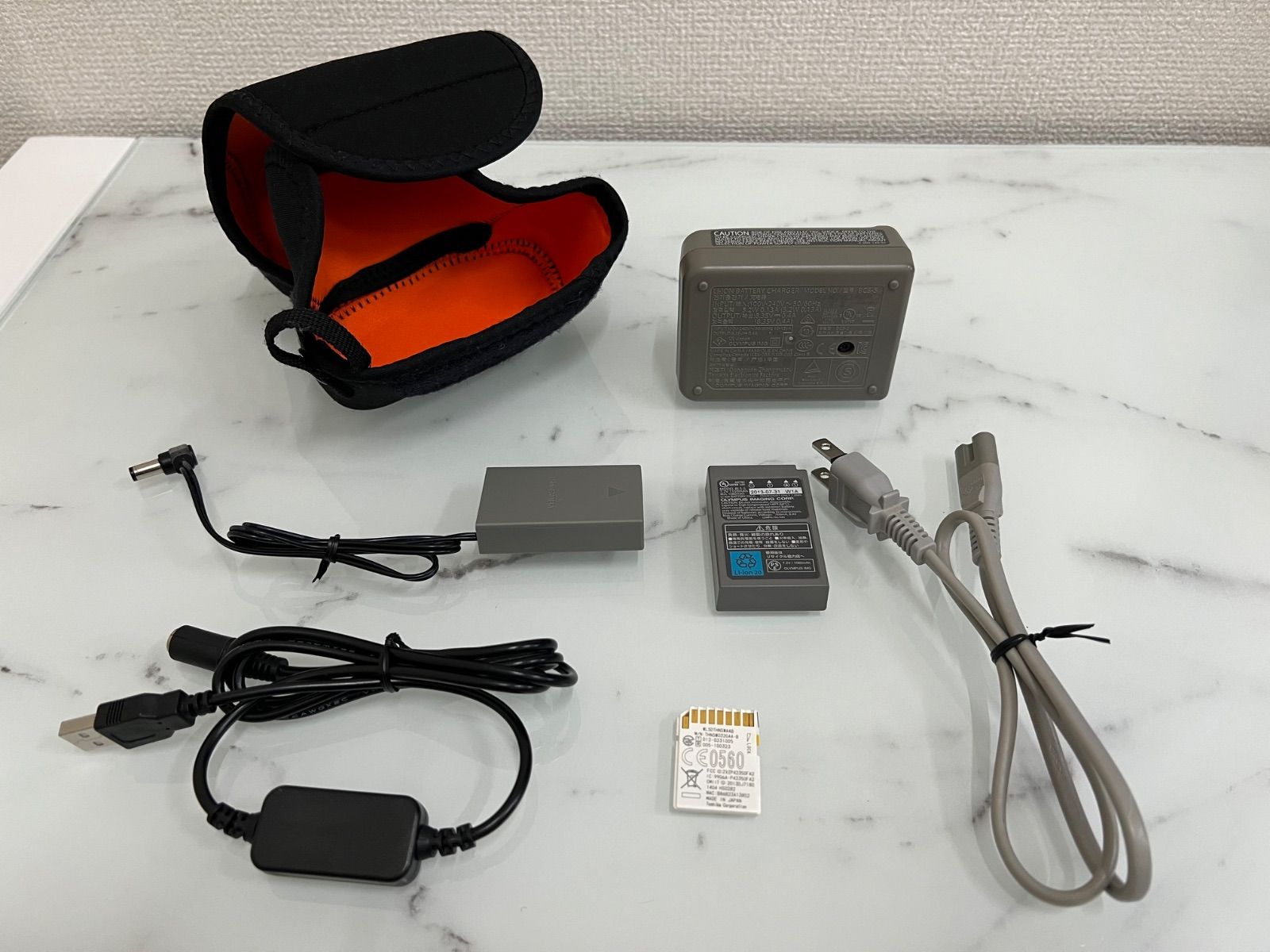  OLYMPUS PEN Lite E-PL 5 ケース レンズ SD バッテリー カプラーセット ミラーレス一眼 デジタルカメラ