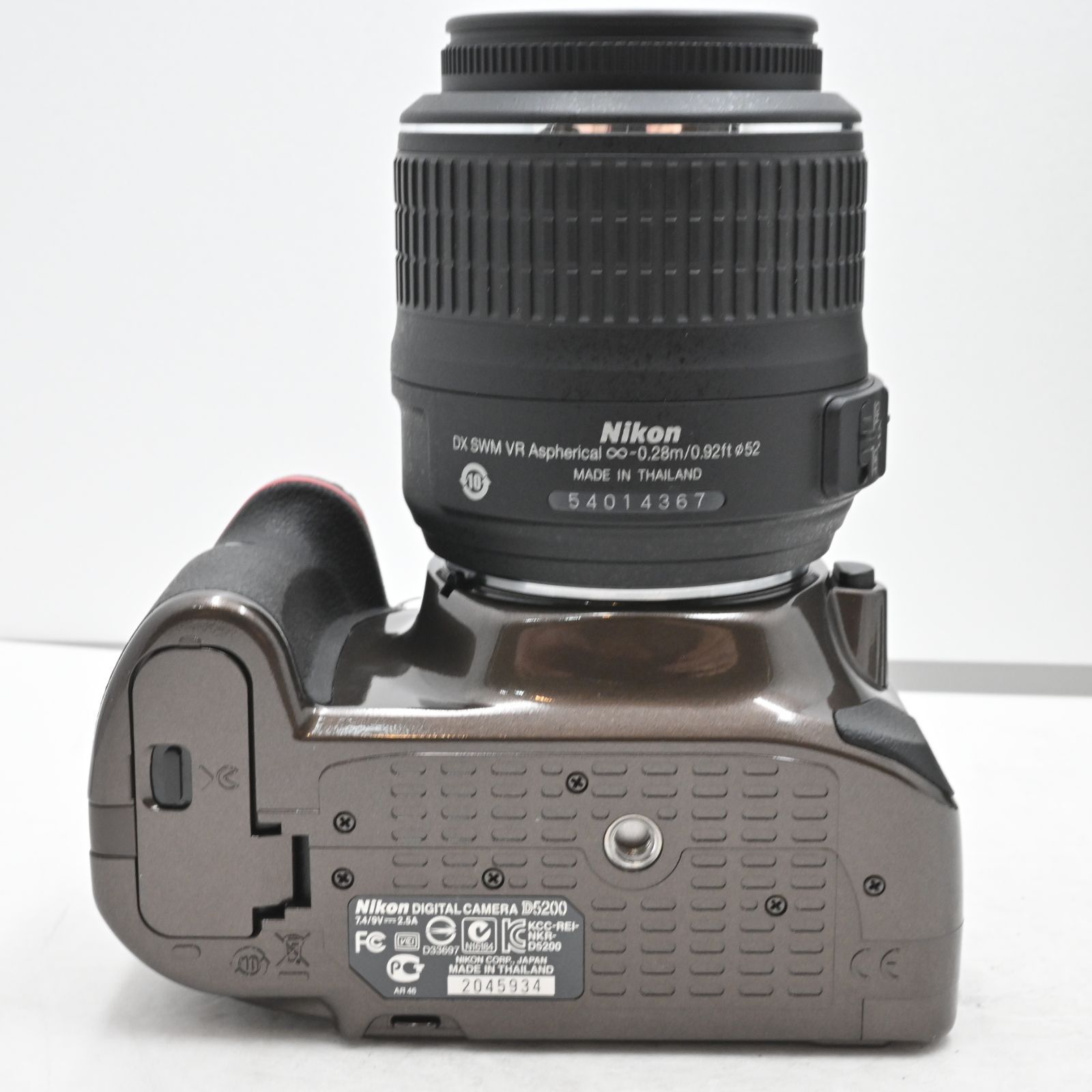 シャッター回数『1091』Nikon D5200 ダブルズームキット ブロンズ