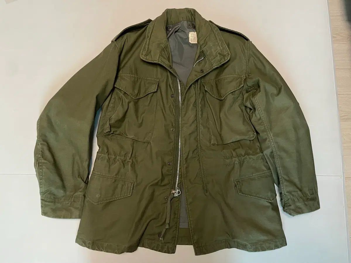 ミリタリー M 65 2 nd generation グレーカラー裏地 フィールドジャケット スモールショート