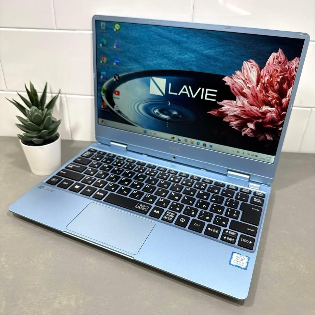 超軽量】NEC Lavieメタリックブルー☘8世代i5☘NVMe512GB - メルカリ
