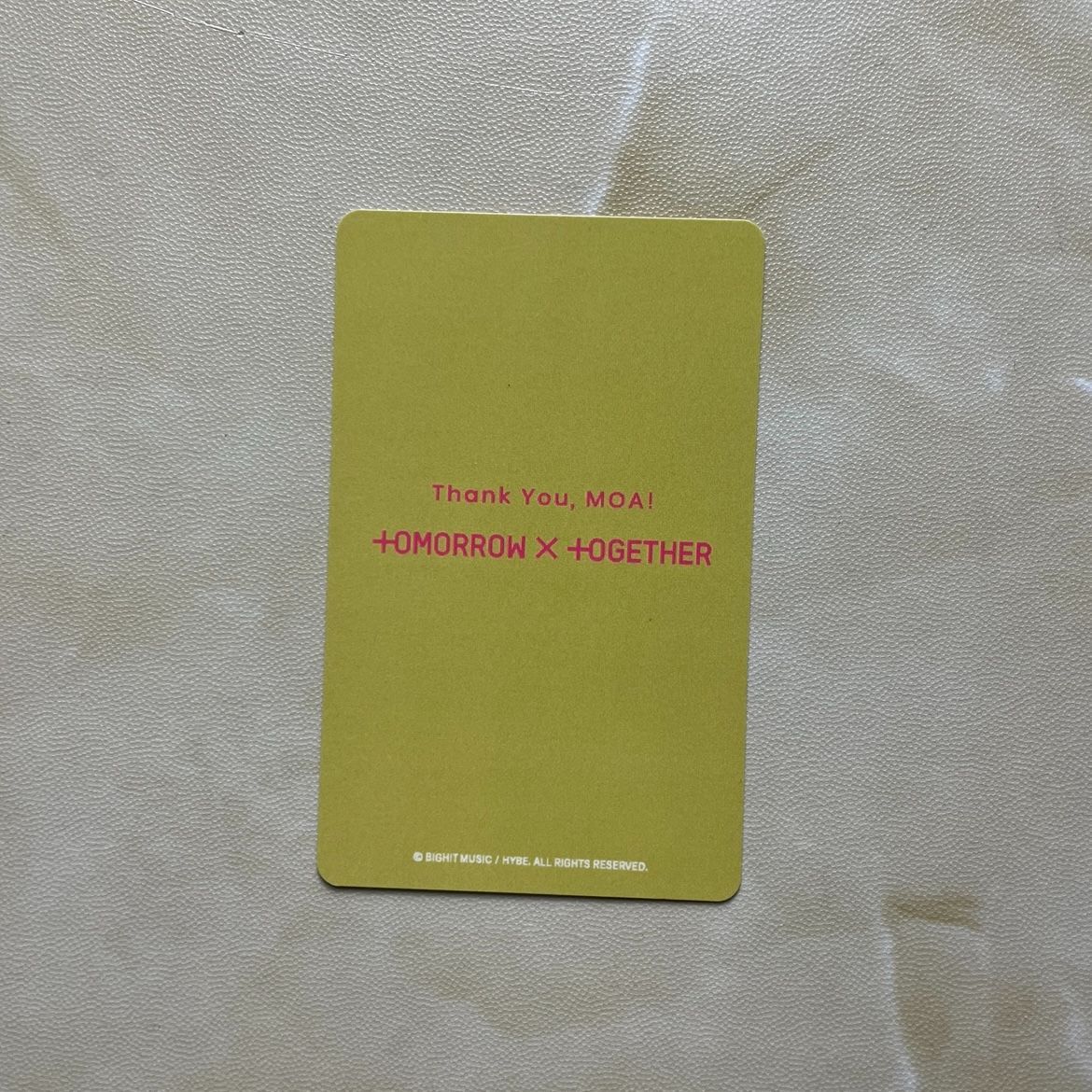 TXT 2025 FC 会報誌 アンケート ヒュニンカイ 特典 1000人限定トレカ