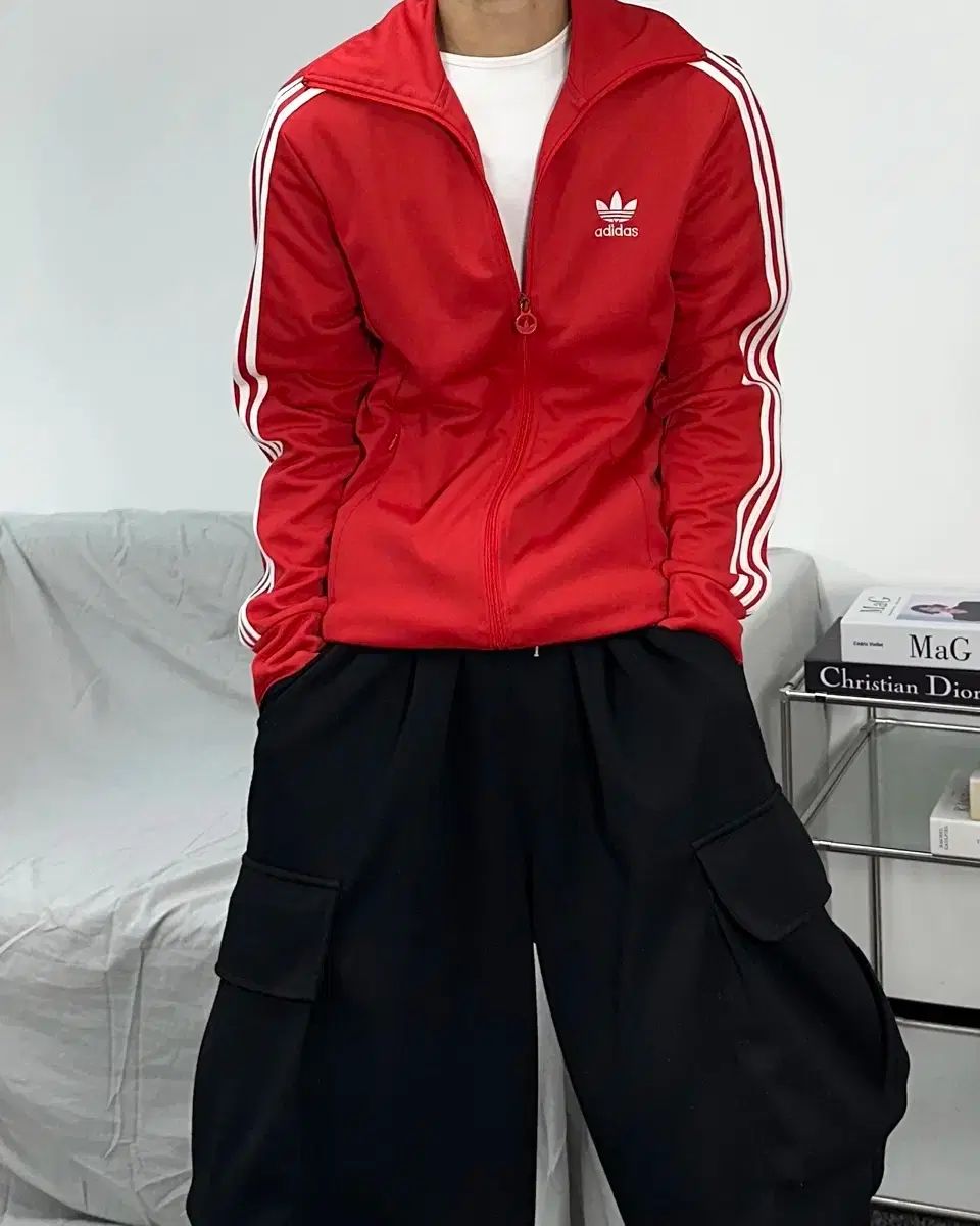 adidas アディダス レッド ヨーロッパ トラックジャージ ジャージ トップス 100