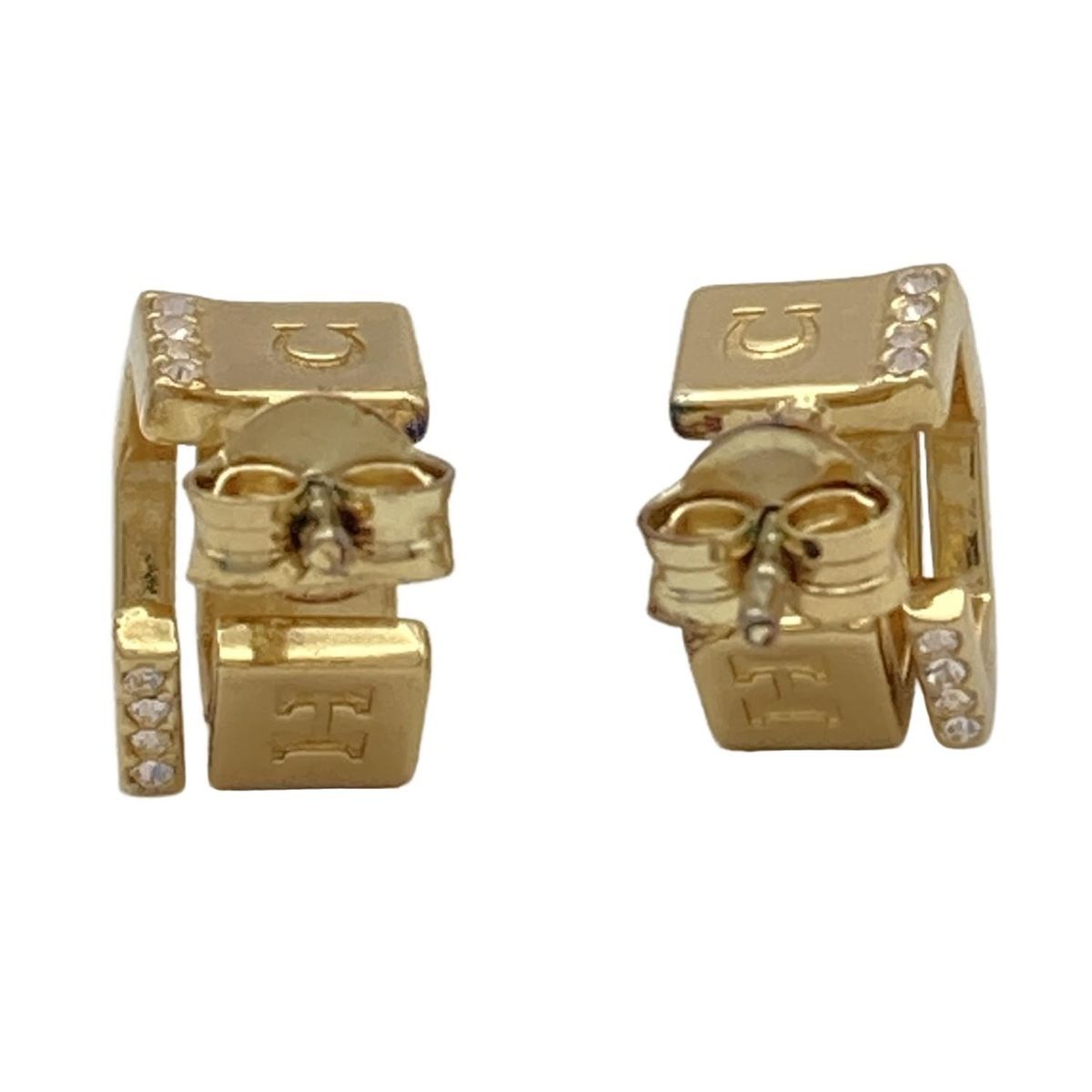 COACH コーチ ピアス - ゴールド×クリア