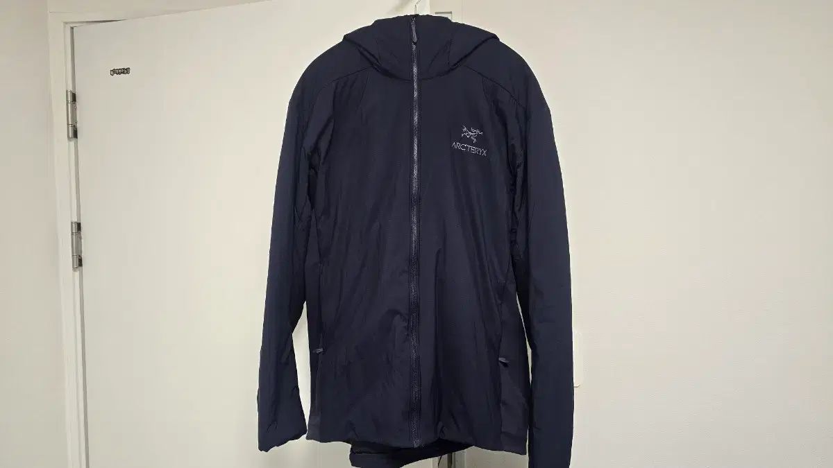 ARC TERYX アークテリクス Atom アトム フーディ Lサイズ ネイビー 新世界