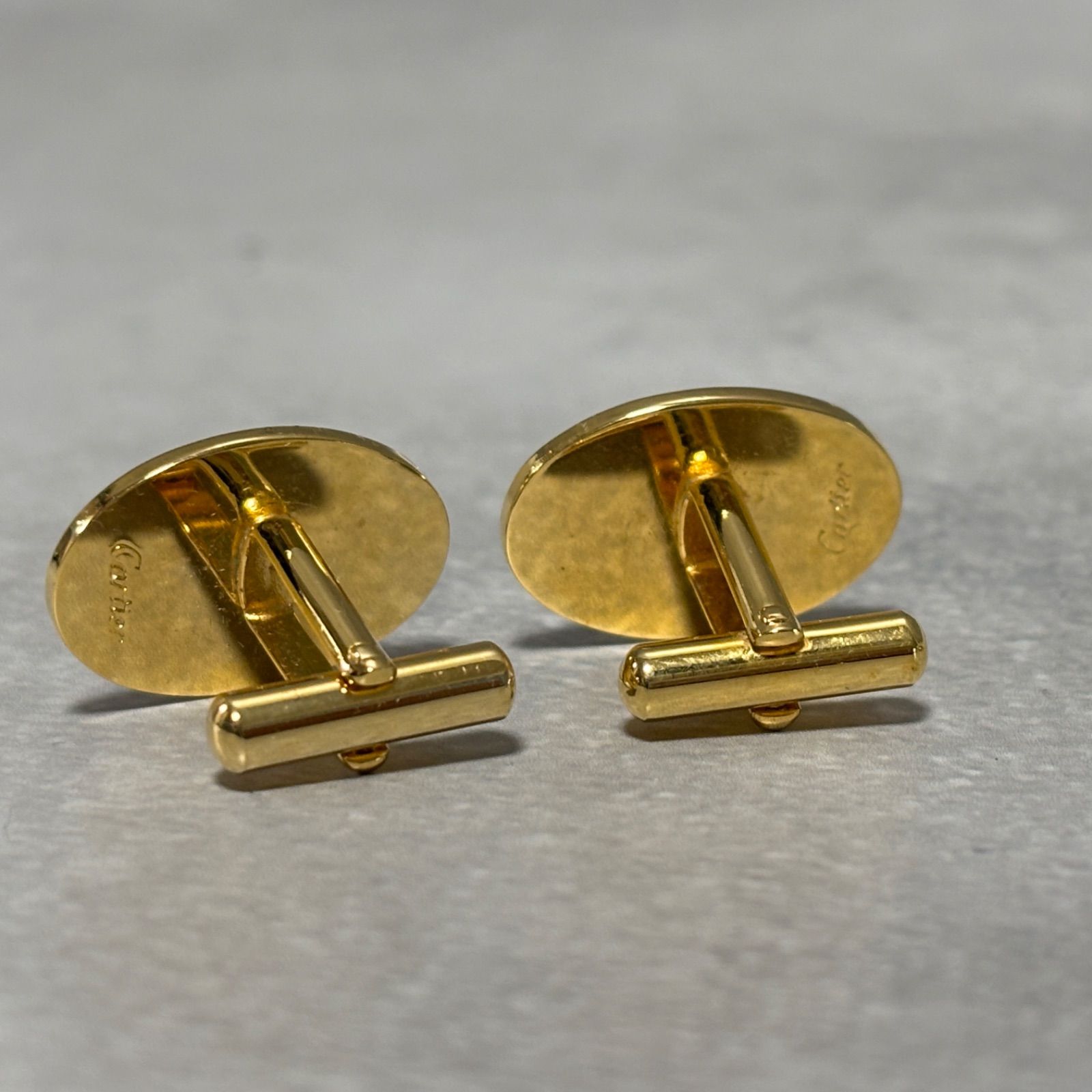 Cartier カルティエ　ビンテージカフス、タイタックセット　ゴールド　美品 楽天市場】【本物保証】 箱付 カルティエ CARTIER ロゴ カフス