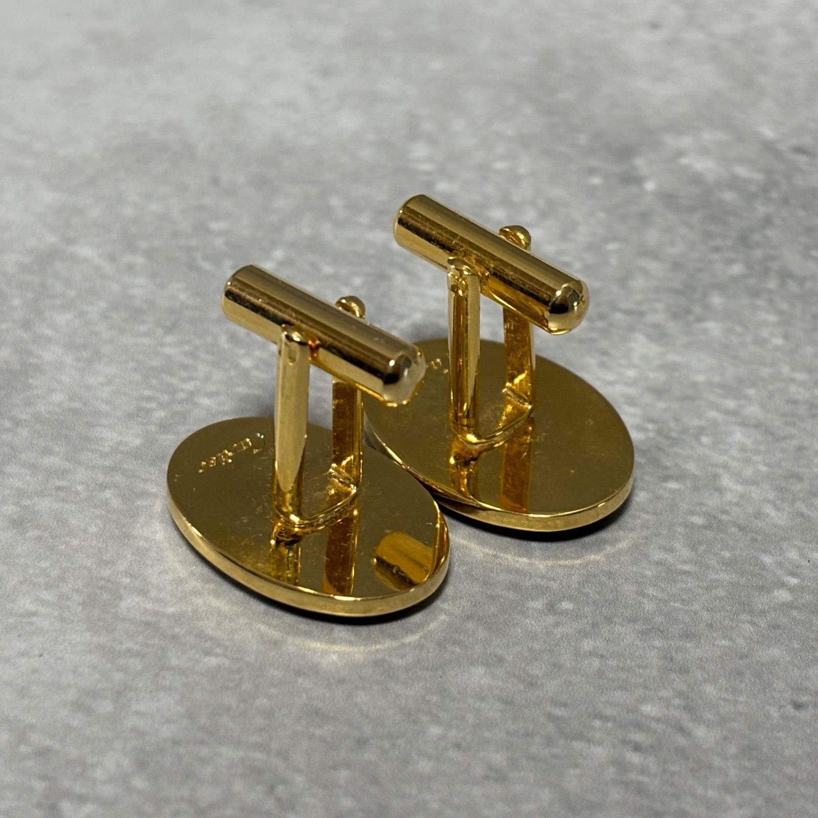 Cartier カルティエ カフス タイピン セット ゴールド ブラック ロゴ