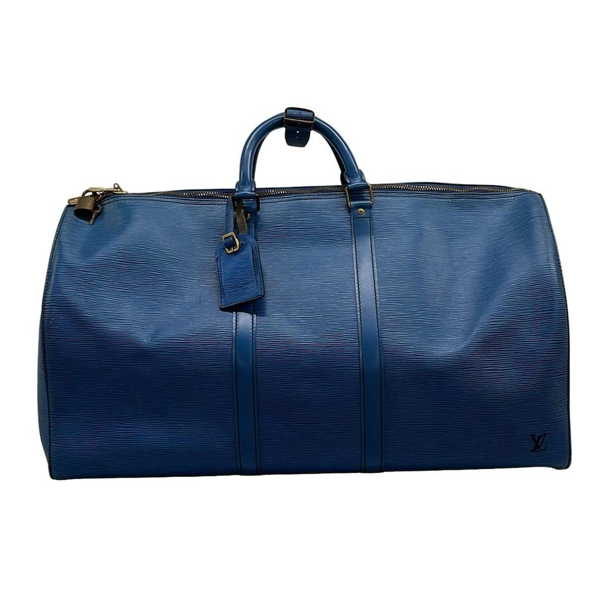 希少　ルイヴィトン　エピ　キーポル55　ボストンバッグ　ブルー　大容量　5409 LOUIS VUITTON(ルイヴィトン) ボストンバッグ エピ キーポル55 M42955