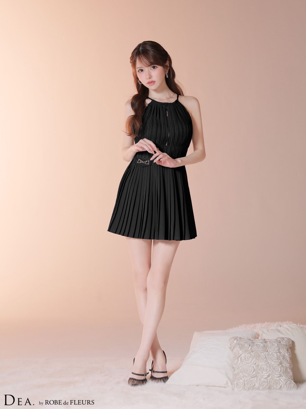 ブラック [DE4628-IV-2512]【DEA. by ROBE de FLEURS/ディアバイローブ