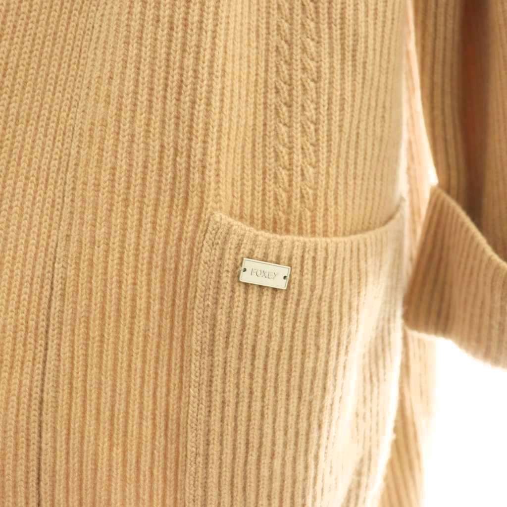 フォクシー FOXEY カシミヤローブカーディガン ニットカーディガン