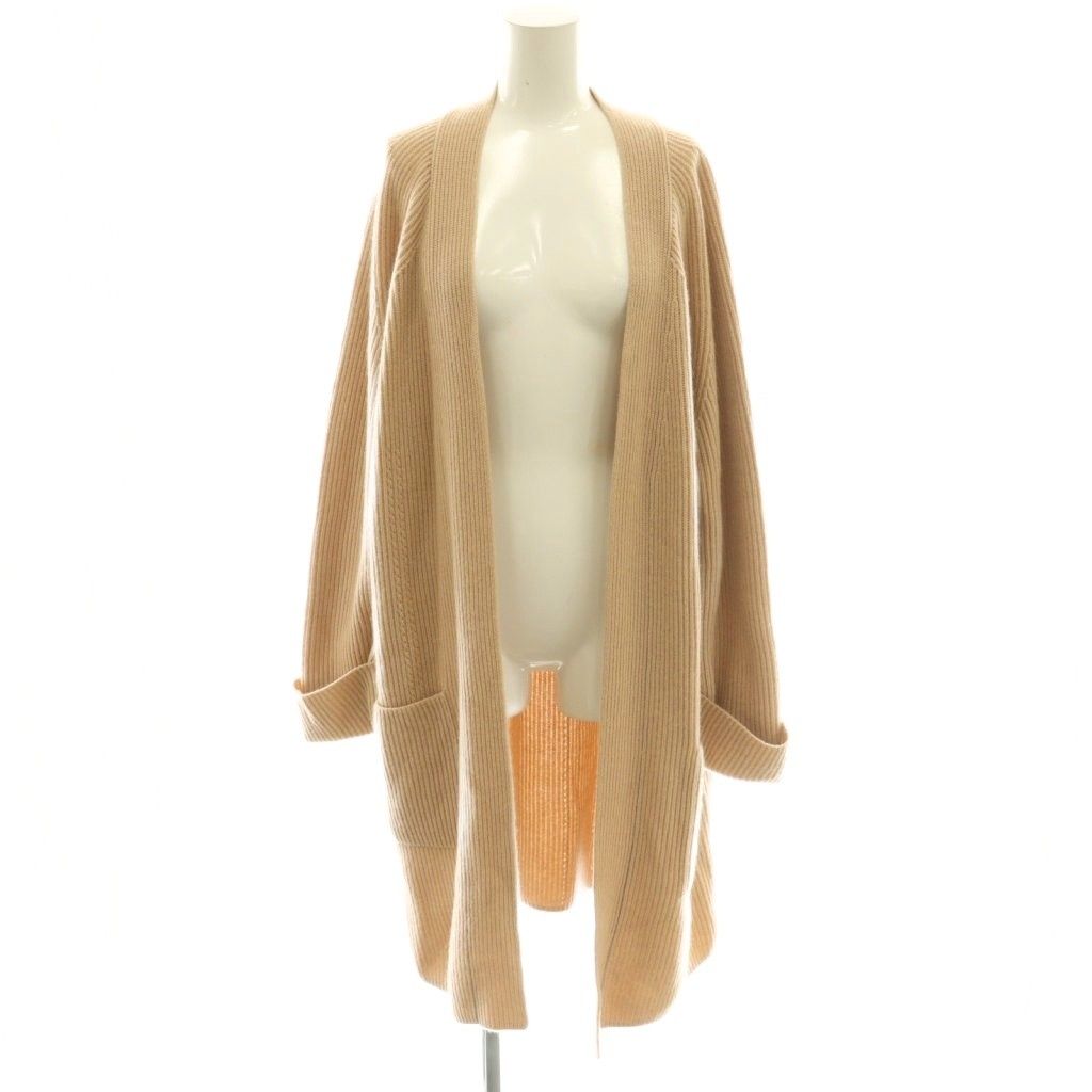 FOXEY カシミヤウール リブ ロングカーディガン ベージュ 38 楽天市場】【フォクシー】Foxey 20年 カシミヤ100％ オーバーサイズ
