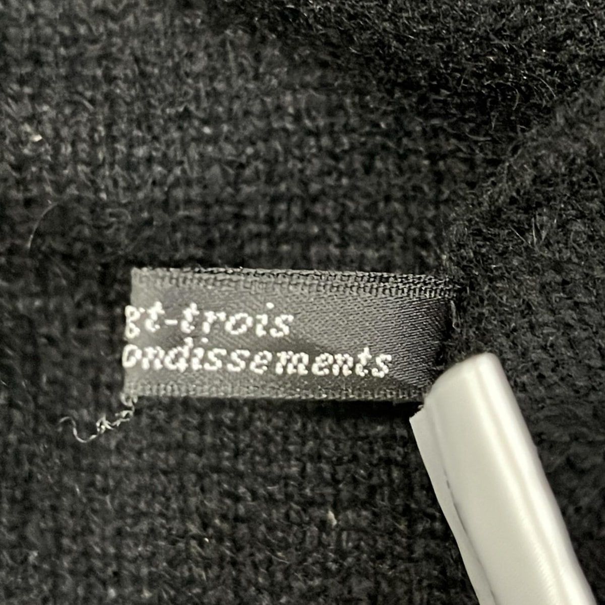  23区 ニジュウサンク ストール ショール - 黒 カシミヤ ストール ショール 小物