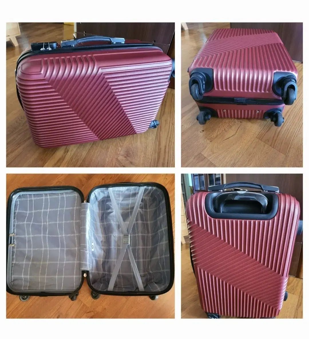 機内持ち込み用 旅行用かばん 4輪キャスター HARDケース 暗証番号ロック付き 23 000円