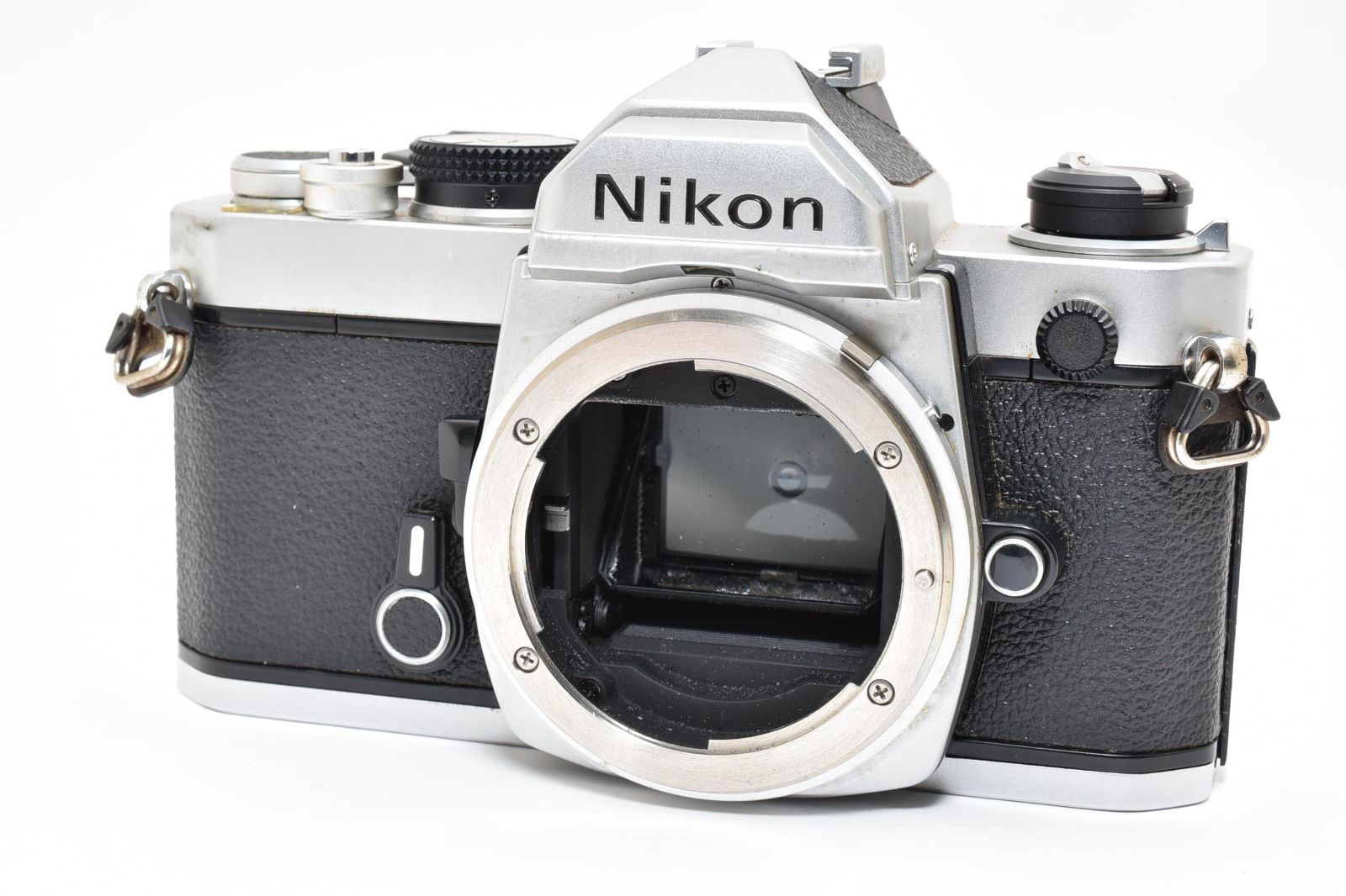 返品保証】☆実用品☆ Nikon FM シルバー ニコン ボディのみ 一眼レフ