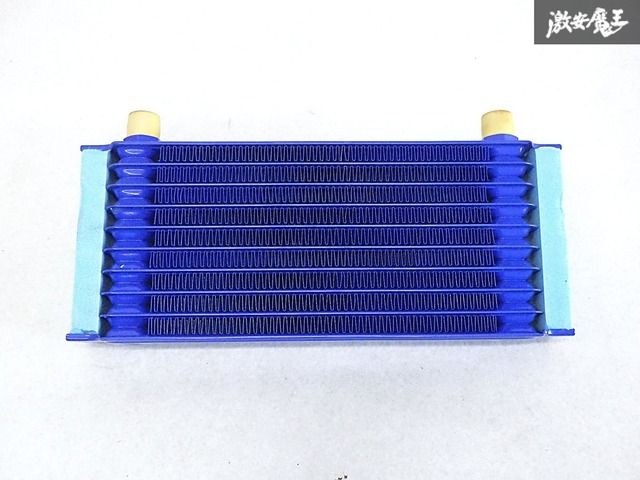 ♥品 社外 汎用品 オイルクーラー コア 単体 10段 Φ22 23 cm×13.6 cm×5 cm 棚G-2