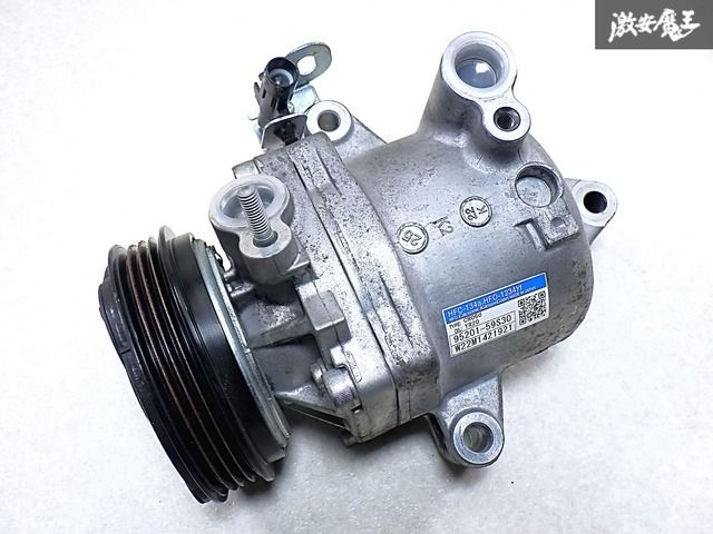 実動外し スズキ MR 92 S ハスラー ノーマル エアコンコンプレッサー A|Cコンプレッサー 95201-59 30 52 MK 53 94 棚J-1